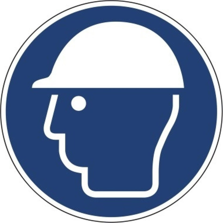 2X Wear Head Protection Sign M014 / ISO 7010  200x200